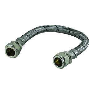 Flexible Tap Connector WRAS Approved 15mm x 15mm x 300mm  Std