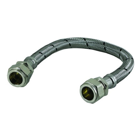 Flexible Tap Connector WRAS Approved 15mm x 15mm x 300mm  Std