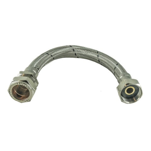 Flexible Tap Connector WRAS Approved 22mm x 3/4" x 300mm Std