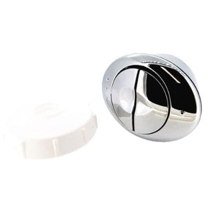 Dual Mulitflush Oval Push Button Chrome Dual MFVB1B