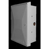 Tricel Recessed Electric Meter Box - Flush Fit White Wall Enclosure