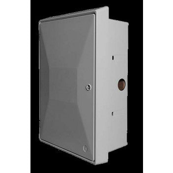 Tricel Recessed Electric Meter Box - Flush Fit White Wall Enclosure