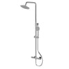 Dual Outlet Shower Set Round Slim Fixed Head /Riser Kit NU395E
