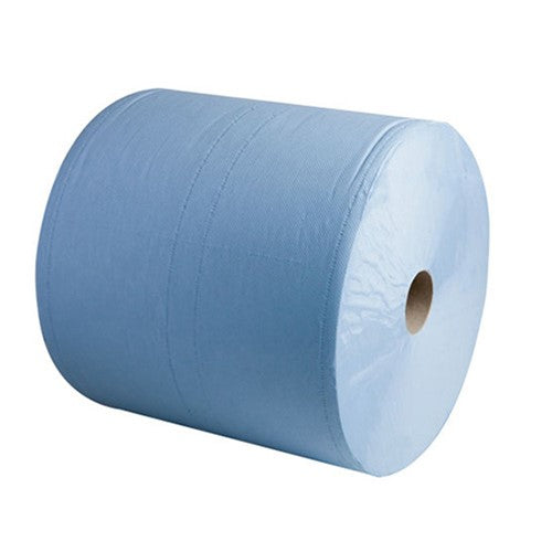 2-Ply Blue Roll - Flatsheet Centrefeed - 150m