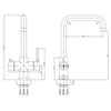 Hot Water Boiling Tap - Chrome