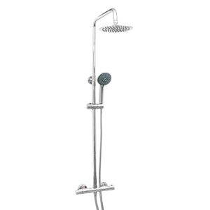 Complete Thermostatic Bar Shower Kit – Chrome, Includes Shower Head, Riser Rail, Hose & All Fixings – Ready to Install