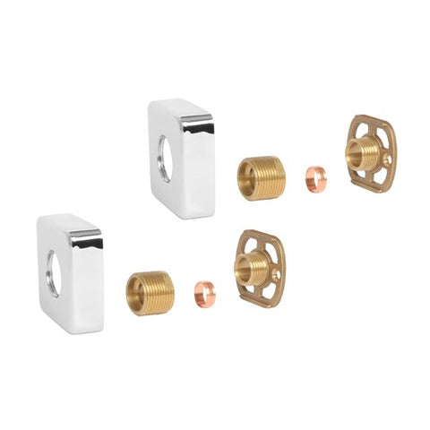 Easy Fix Kit for Bar Shower Valve Wall Fixing - Square- FREE P&P