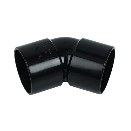 FLOPLAST ABS Solvent 135 Degree 40mm Waste Obt Bend - Black