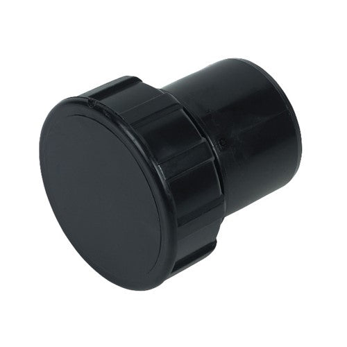 Floplast ABS solvent weld access plug 32mm WS30B ( Black)