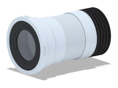 Flexible WC Pan Connector- SHORT  - 280-550mm