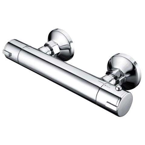 Thermostatic bar shower valve for combi / pumped systems