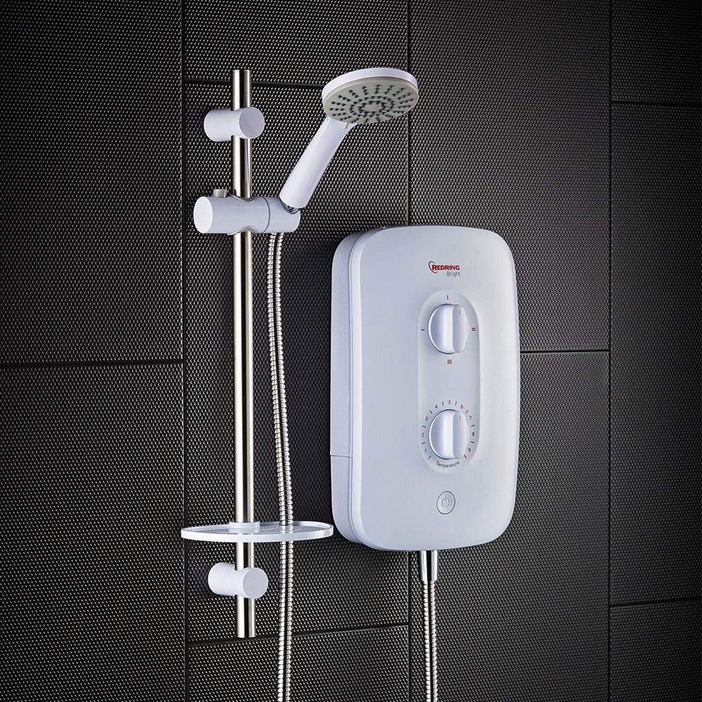 REDRING BRIGHT 8.5KW ELECTRIC SHOWER RBS8 MULTI ENTRY