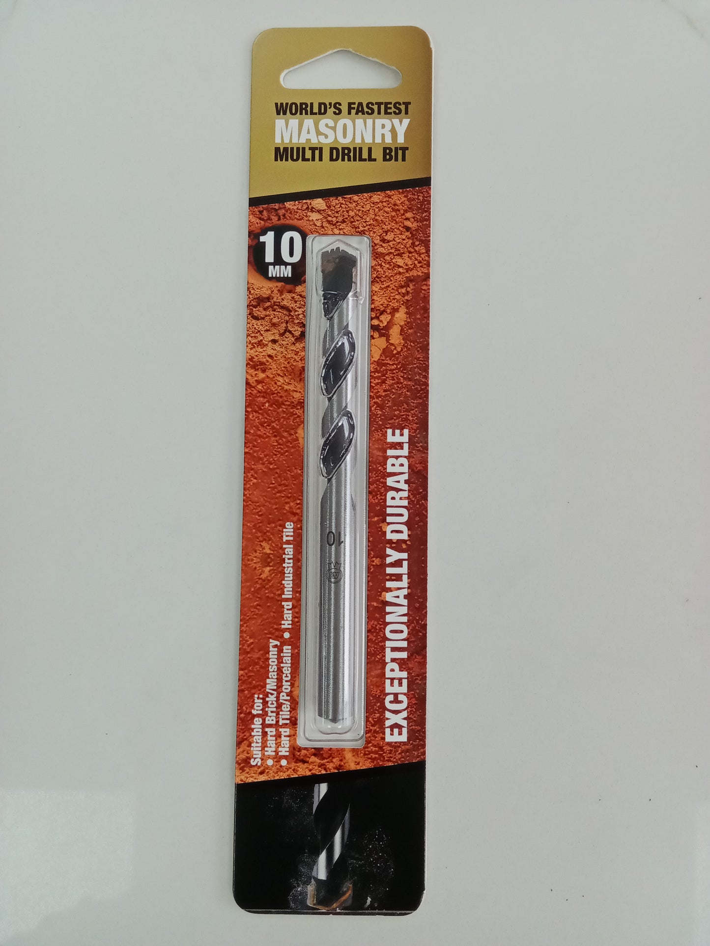 Drill Bit Ultimate Masonry Drill Bit- World Fastest- Grooved Carbide Tip 10mm x 120mm