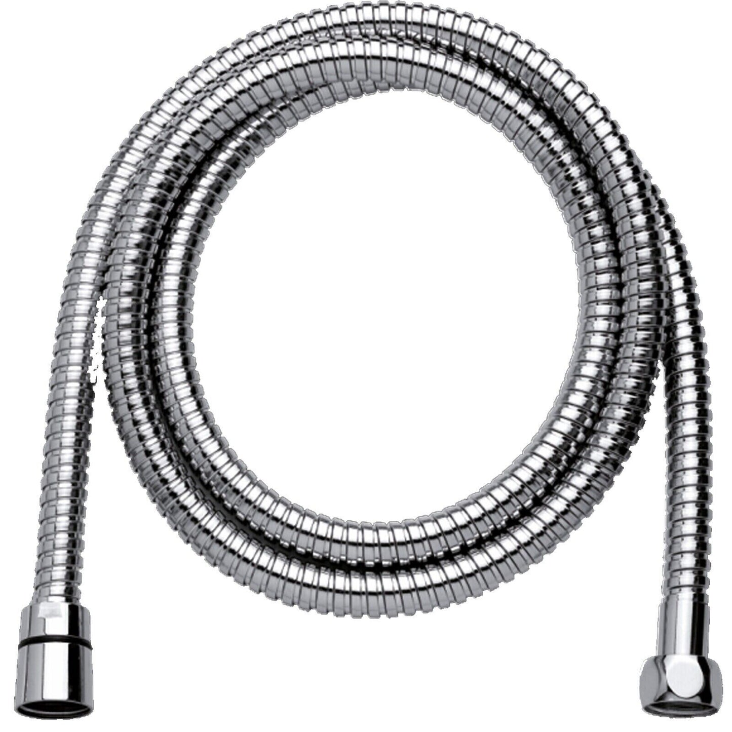 Large Bore(11mm) Chrome Shower Hose 1.5m