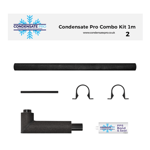 Condensate Pro – 1m Combo Kit 2 - Condensate Pipe Insulation Solutions