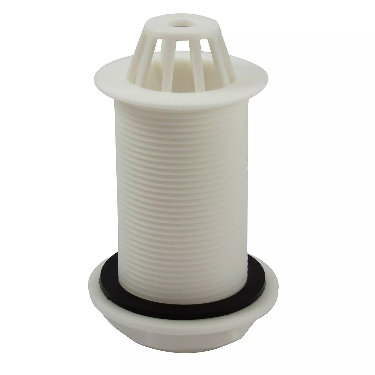 Urinal 1 1/2" Domed Plastic Urinal Waste 1.1/2" 86mm Tail White