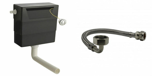 Concealed Cistern Front Access 3L/6L Dual Flush with Bent Flex Tap Connector