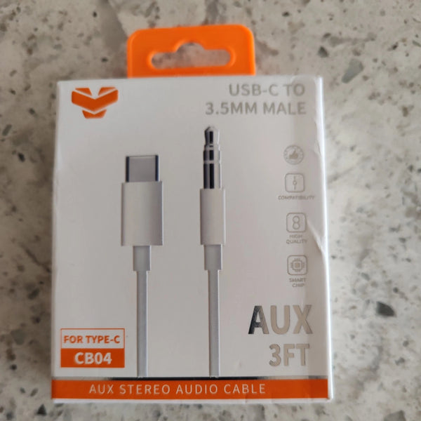 USB-C to 3.5mm Aux Cable | Premium Headphone & Car Audio Adapter