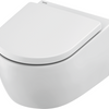 TECEloft set, toilet ceramic with cyclon flush, including seat/lid