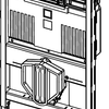 TECEprofil toilet module with Uni cistern, installation height 820 mm