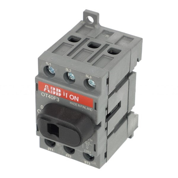ABB OT40F3 3-Pole Switch Disconnector - 40A Front Operated DIN Rail / Base Mount