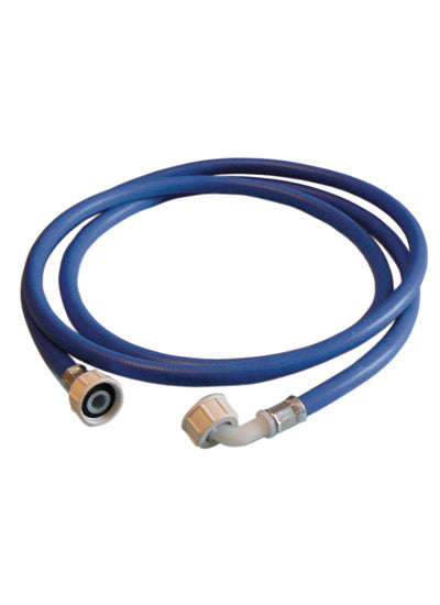 Washing machine hose 2.5m blue