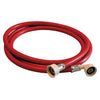 Washing machine hose 2.5m Red