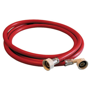 Washing machine hose 2.5m Red