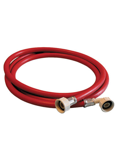 Washing machine hose 2.5m Red