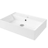 Lecico Designer Series Layla Square Free Standing Bowl 560mm 1 Tap Hole SW0575