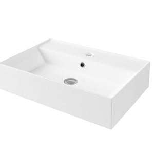 Lecico Designer Series Layla Square Free Standing Bowl 560mm 1 Tap Hole SW0575