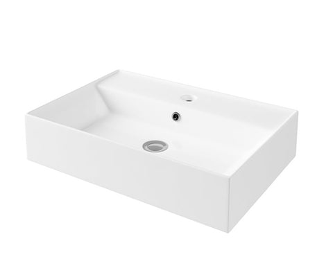 Lecico Designer Series Layla Square Free Standing Bowl 560mm 1 Tap Hole SW0575