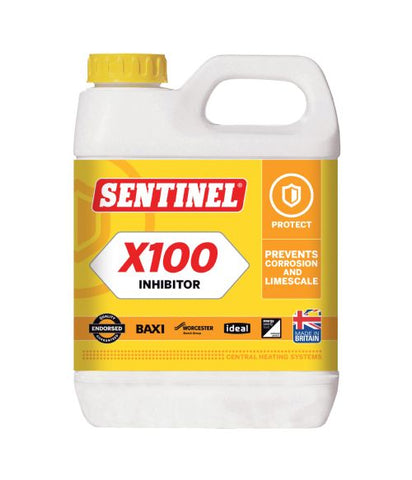 SENTINEL X100 CENTRAL HEATING SCALE INHIBITOR 1LTR