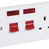 Cooker Control Unit 45AMP(D.P) with NEON CEDCS45SKN