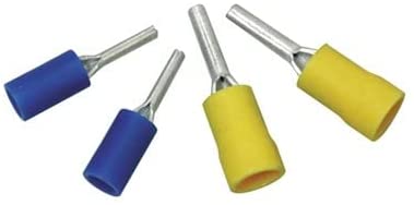 Pre Insulated Pin Connector Terminals Yellow Or Red (18, Yellow 2.5-6mm)