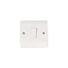 Click Plate Switch 1 Gang 2 Way 10 Amp White PVC