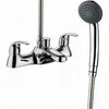 Fresssh Cerna Bath Shower Mixer + Kit Chrome