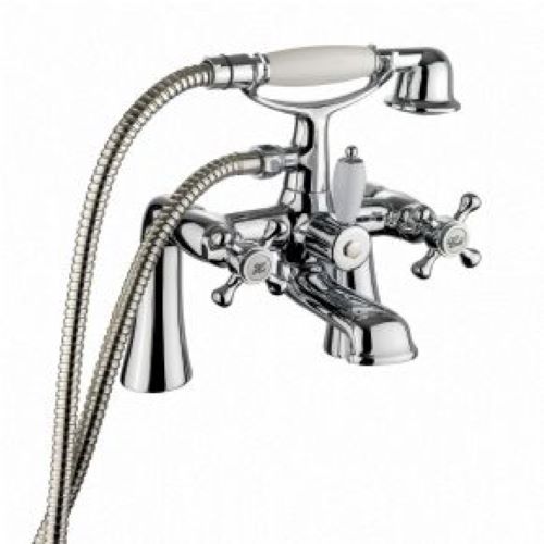 Duke Bath Shower Mixer + Kit Chrome