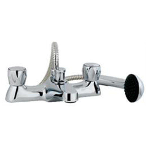 Pro Classic Bath Shower Mixer & Kit Chrome