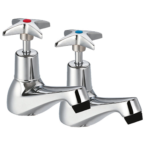 Pro X Top Basin Pillar Taps (Pair)