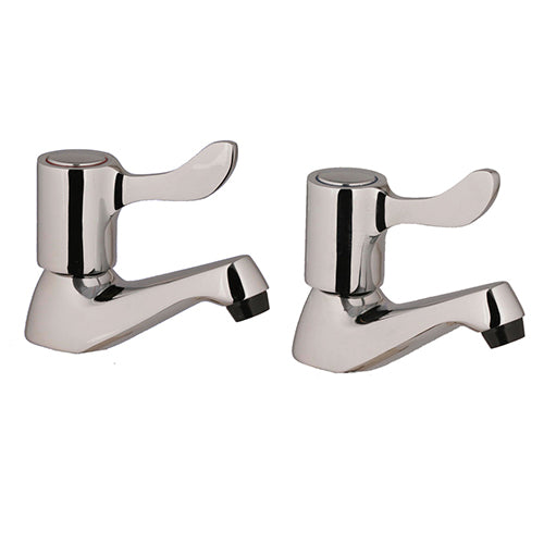 Pro Lever Basin Pillar Taps (Pair)