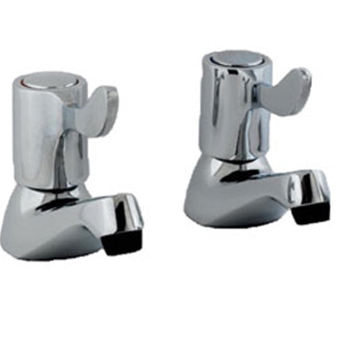 Pro Lever Bath Pillar Taps (Pair)