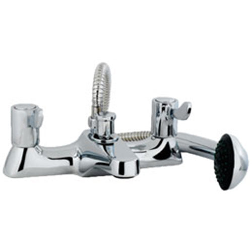 Pro Lever Bath Shower Mixer + Kit Chrome