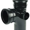 FloPlast 92.5 Degree Branch Black Soil SP190BL