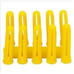 5mm Expansion Plugs Yellow for Screw Size 4,6,8mm**100's