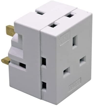 Adaptor 13AMP 3 Way Fused