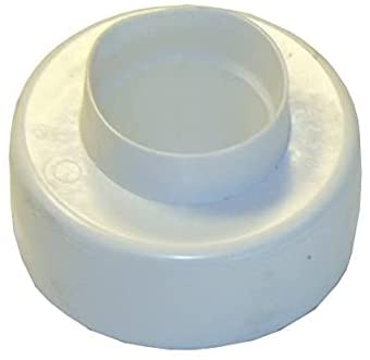 Flushpipe connector - white universal