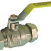 15mm Gas Lever Ball Valve Yellow Handle