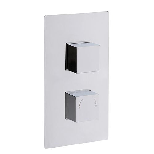 Fresssh Diamond Concealed Valve & Diverter Twin Square