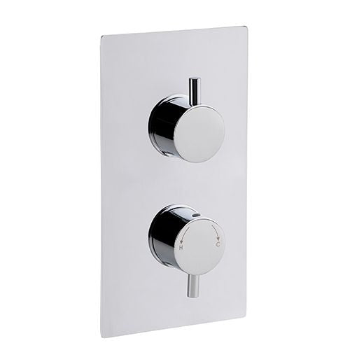 Fresssh Diamond Concealed Valve & Diverter Twin Round